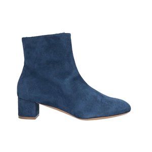 NWT MANSUR GAVRIEL SUEDE BLUE ANKLE BOOTIES